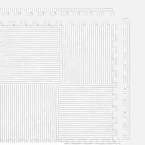 Play Mat - Grey Wickerwork / 6x12