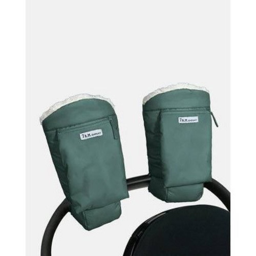 7AM Enfant Stroller Warmmuffts with Zipper - Pine