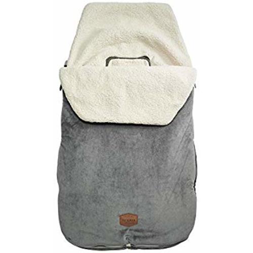 JJ Cole - Original Bundleme, Canopy Style Bunting Bag to Protect Baby from Cold and Winter Weather in Car Seats and Strollers, Graphite, Toddler - Graphite -New