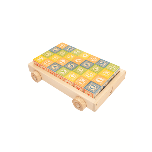 Classic ABC Blocks with Wagon