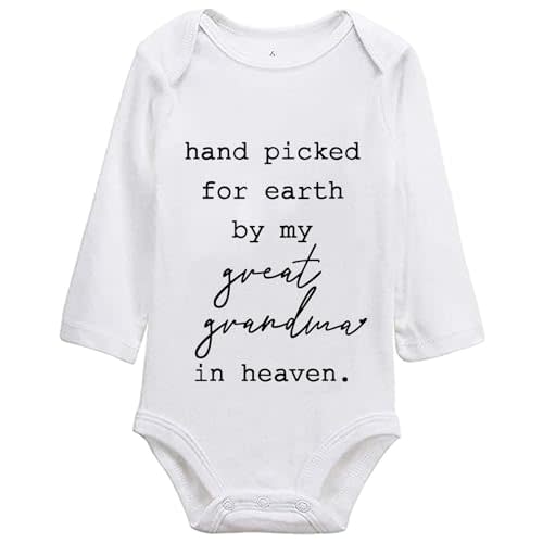 listery Hand Picked For Earth By My Great Grandpa Bodysuit New Boys Baby Girls By My Great Grandpa Newborn