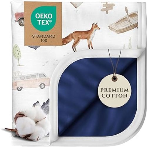 Pobibaby Premium Baby Blanket, Soft Stretchy Quilt for Babies, Toddlers, Kids (Explore)