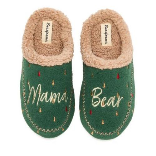 Dearfoams Women's Mama Bear Clog Slipper