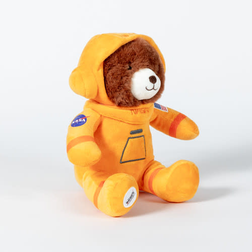 Plush Astronaut Bear Orange Suit