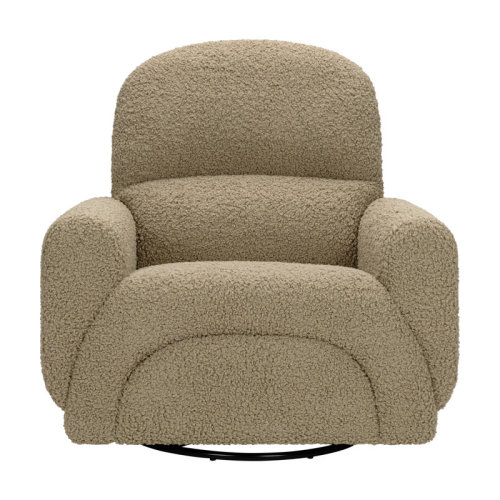 Rainbow Recliner and Swivel Glider | Joss & Main - Teddy Loop Latte Sherpa