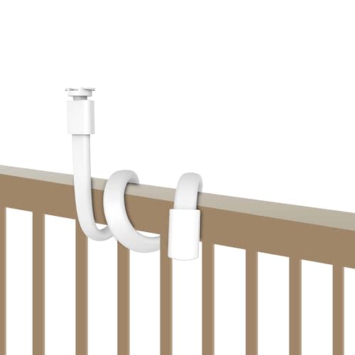 HelloBaby Baby Monitor Mount for HB6550/ Pro/ HB6560/ HB65/ HB6339/ HB40/ HB6081/ HB66/ HB6351, 20 Inch Flexible Arm Bracket, Sturdy Camera Holder Attaches to Crib Cot Shelves, No Tools or Wall Damage