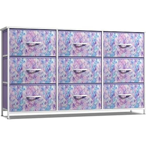 Sorbus Kids Dresser with 9 Drawers - Storage Unit Organizer Chest for Clothes - Bedroom, Kids Room, Nursery, & Closet