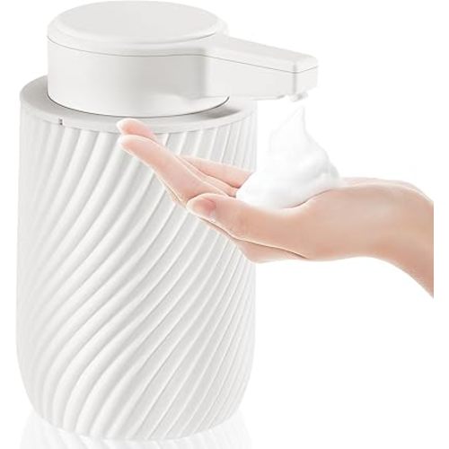 Automatic Foaming Soap Dispenser, 9oz Touchless Dish Hand Foam Soap Dispenser Rechargeable for Bathroom Kitchen Cream