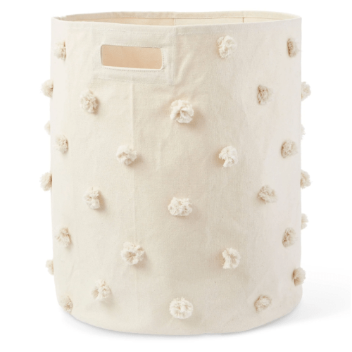 Pom Pom Hamper - Natural