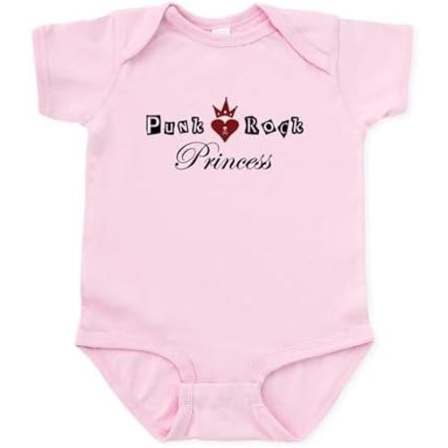 CafePress Punk Rock Princess Baby One Piece Cute Infant Bodysuit Baby Romper