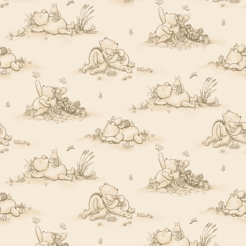 Disney Winnie the Pooh Classic Sketch Beige