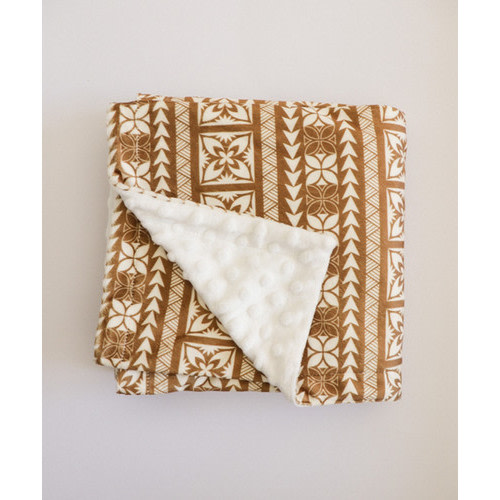 Minky Blanket - CARAMEL | islandpepe
