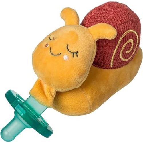 Mary Meyer WubbaNub Infant Pacifier, 6-Inches, Skippy Snail
