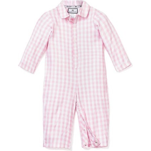 Gingham One-Piece Pajamas, 6-9M