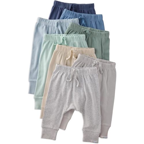 Jordan 8-Pack Jogger Baby & Toddler Pants 100% Organic Cotton Bottoms for Boys &Girls
