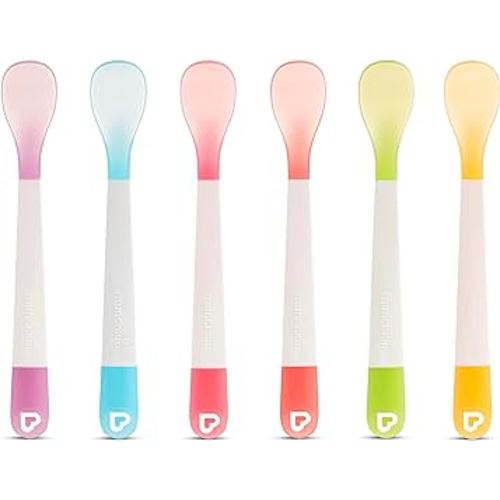 Munchkin® Lift™ Infant Spoons, Multicolored, 6 Pack