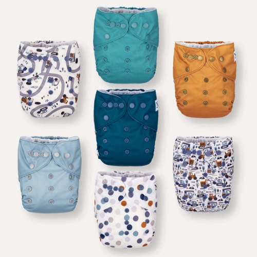 Cloth Pocket Diapers (Mighty Trucks)