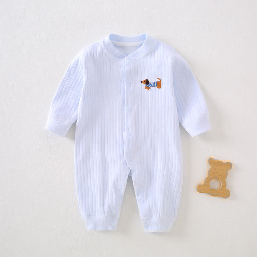 Baby Embroidered Puppy Soft Romper