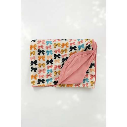 Boho Bows Bamboo Blanket