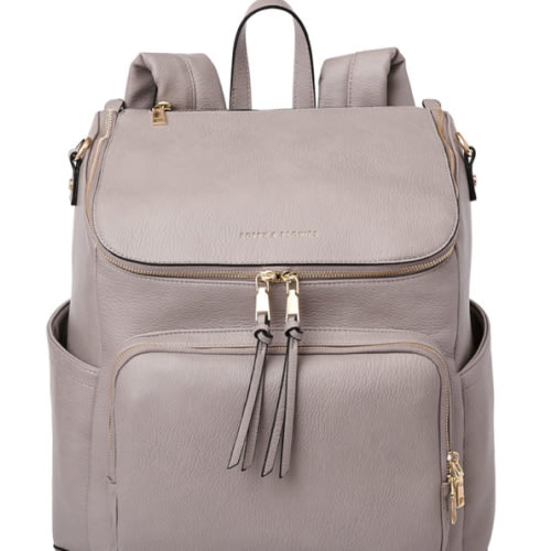 Lullaby Diaper Backpack Grey | Poppy and Peonies – www.poppyandpeonies-us.com