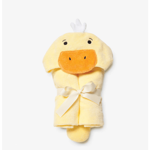 Yellow Duckie Hooded Baby Bath Wrap – Elegant Baby