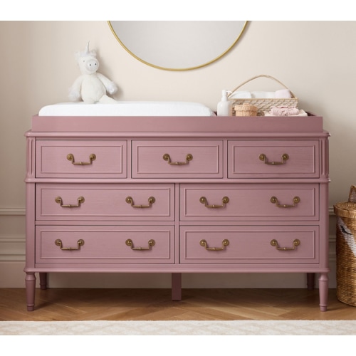 Rosalie 7-Drawer Dresser & Topper Set (56w x 19d")