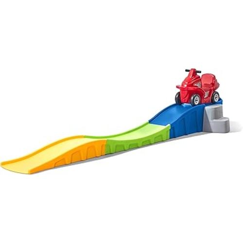 Step2 Anniversary Edition Up & Down Roller Coaster Kids Ride On Toy, Push Car, Indoor/Outdoor Playset, Made of Durable Plastic, Max Weight 50 lbs., For Toddlers 2-5 Years Old, Multicolor