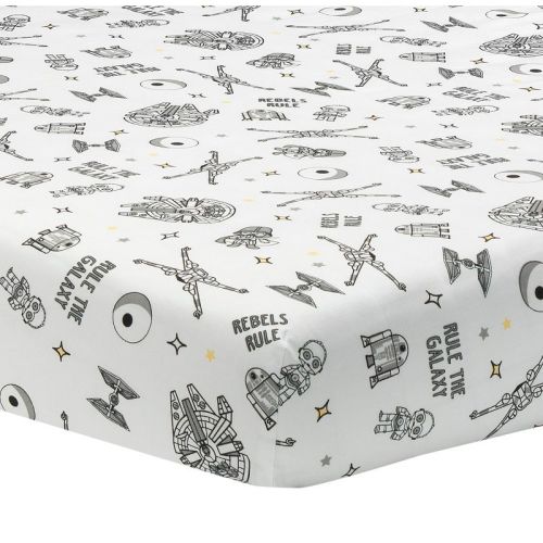 Lambs & Ivy Star Wars Signature Rebels Rule Cotton Fitted Crib/toddler Sheet