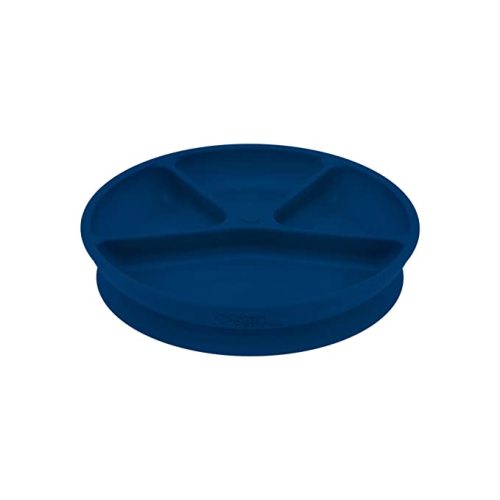 green sprouts Learning Plate - Navy