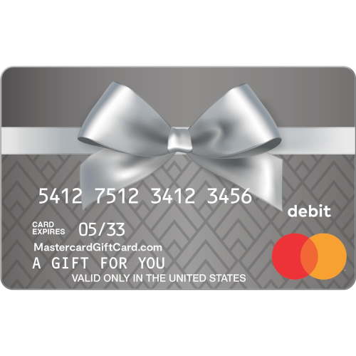 $20-$500 Mastercard® Silver Bowtie eGift Card (plus $6.84 Purchase Fee)