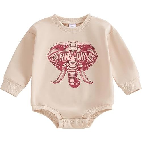 Baby Football Outfits Boy Girl Football Season Romper Long Sleeve Top Sweater Onesie Newborn Clothes