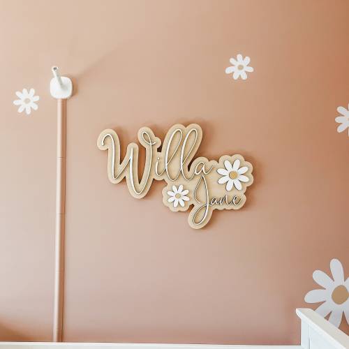 "Daisy Lane" Name Sign