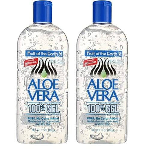 Fruit of the Earth Aloe Vera 100% Gel, 12 oz (Pack of 2)