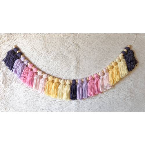 Rapunzel Inspired Tassel Garland/Tangled Inspired/Rapunzel Garland/Birthday Decor/Girls Room Decor