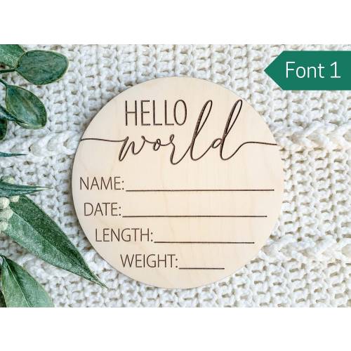 Baby Name Sign, Birth Stats Sign, Baby Name Announcement, Newborn & Birth Announcement, Hospital Welcome