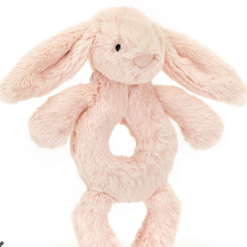 Bashful Bunny Ring Rattle