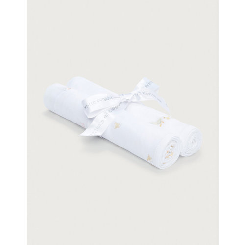 Organic Cotton Puddle Ducks Muslins – Set of 2 | View All Baby | The White Company US
