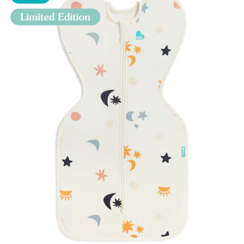 Swaddle Up™ 1.0 TOG Organic Cotton Buff Lunar