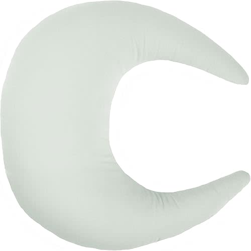 snuggle me Organic Nursing Pillow | Bottle & Breastfeeding Pillow with Organic Cotton Cover & Fiberfill, Machine Washable Feeding Pillow, Newborn Essentials Must Haves (Sage)