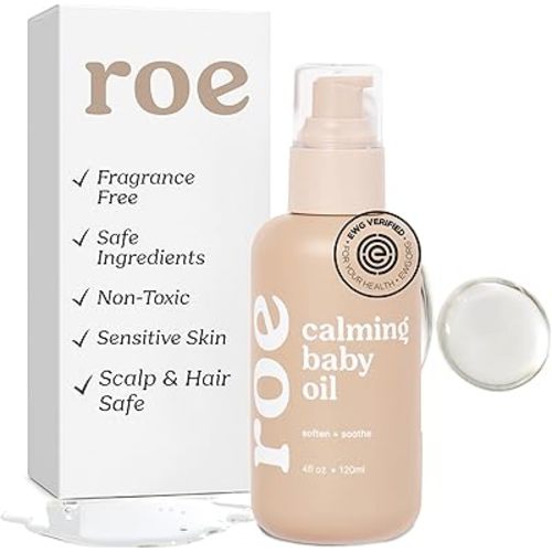 Roe Wellness Baby Hair, Scalp & Body Oil Unscented