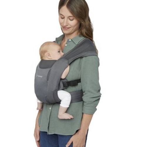 Ergobaby Embrace Cozy Soft Air Mesh Newborn Baby Carrier - Gray