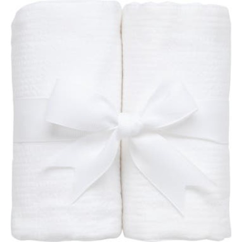 Seersucker Stripe Set of Two Burp Cloths