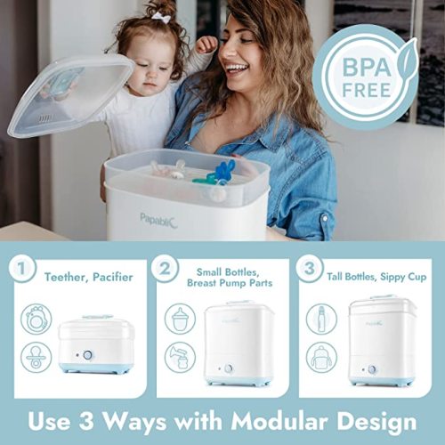 Papablic Baby Bottle Electric Steam Sterilizer and Dryer - Classic