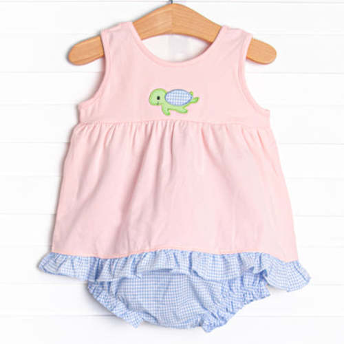 Sea Turtle Diaper Set, Pink – Stitchy Fish
