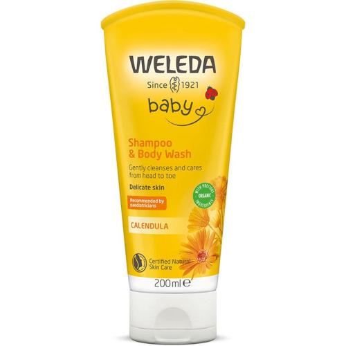 Weleda Calendula Shampoo & Body Wash 200ml