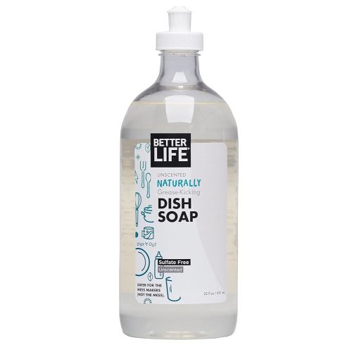 Better Life Dish Soap, Unscented, 22 Fl Oz