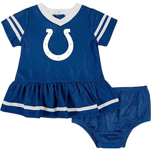 Gerber Girls' NFL Team Jersey Dress and Diaper Cover