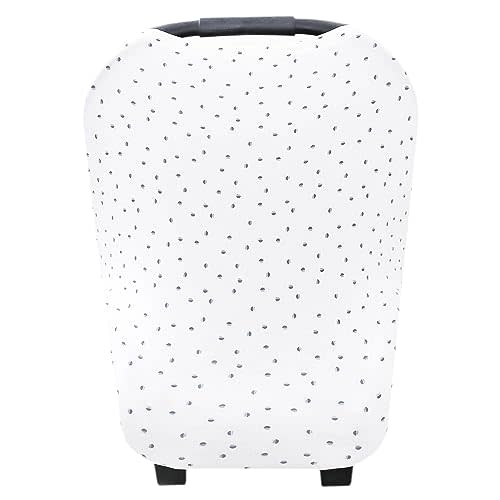Copper Pearl Multi-Use Cover: Car Seat Covers, Nursing Cover, and Stroller Cover for Sun - Stretchy Fabric, All-Season Use, Stylish Designs, Easy Access for Moms - Haze