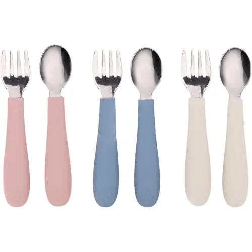  SunZio Kids Silverware Set, 18/10 Stainless Steel 12