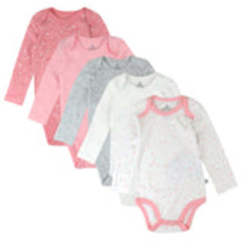 5-Pack Organic Cotton Long Sleeve Bodysuits | Honest Baby Clothing